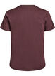 Basic cotton T-shirt with round neck, Brown, Packshot image number 1