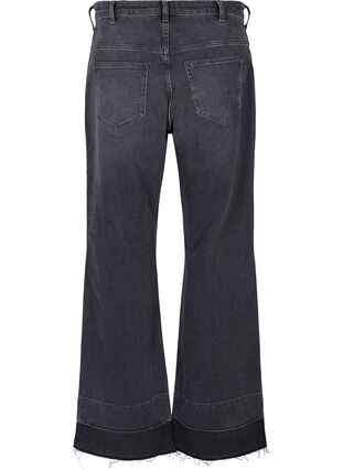 Wide fit high-waisted jeans, Grey Denim, Packshot image number 1