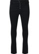 High-waisted Amy jeans with button closure, Black, Packshot image number 0