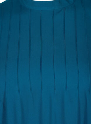 Viscose tunic with 3/4 sleeves, Poseidon, Packshot image number 2