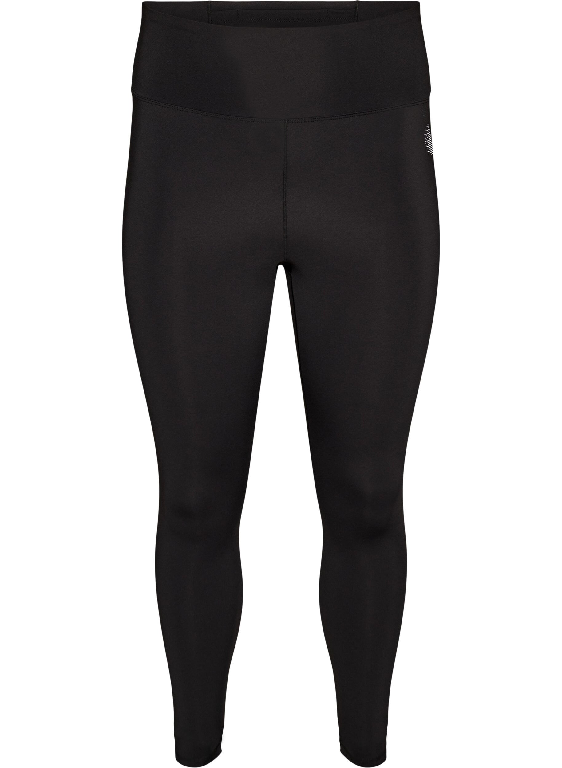 Zizzifashion Training tights with a high waist and pocket in the waistband, Black, Packshot image number 0