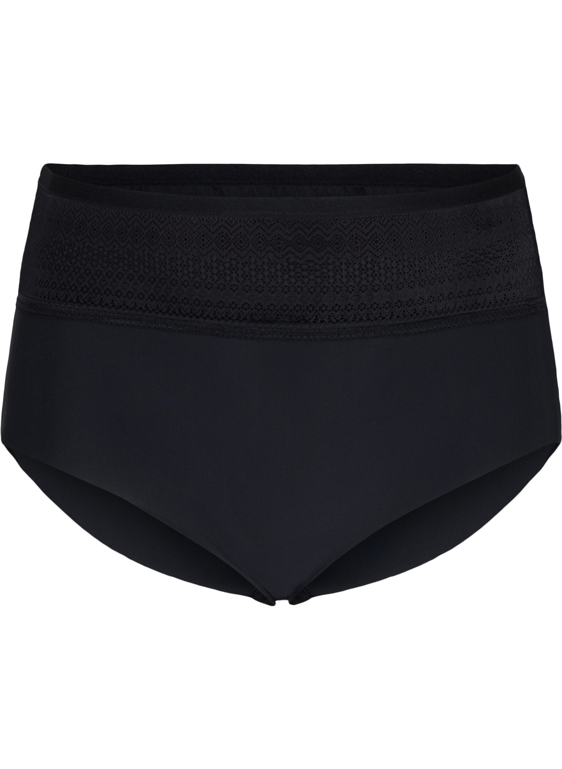 Zizzifashion Panty with extra high waist, Black, Packshot image number 0