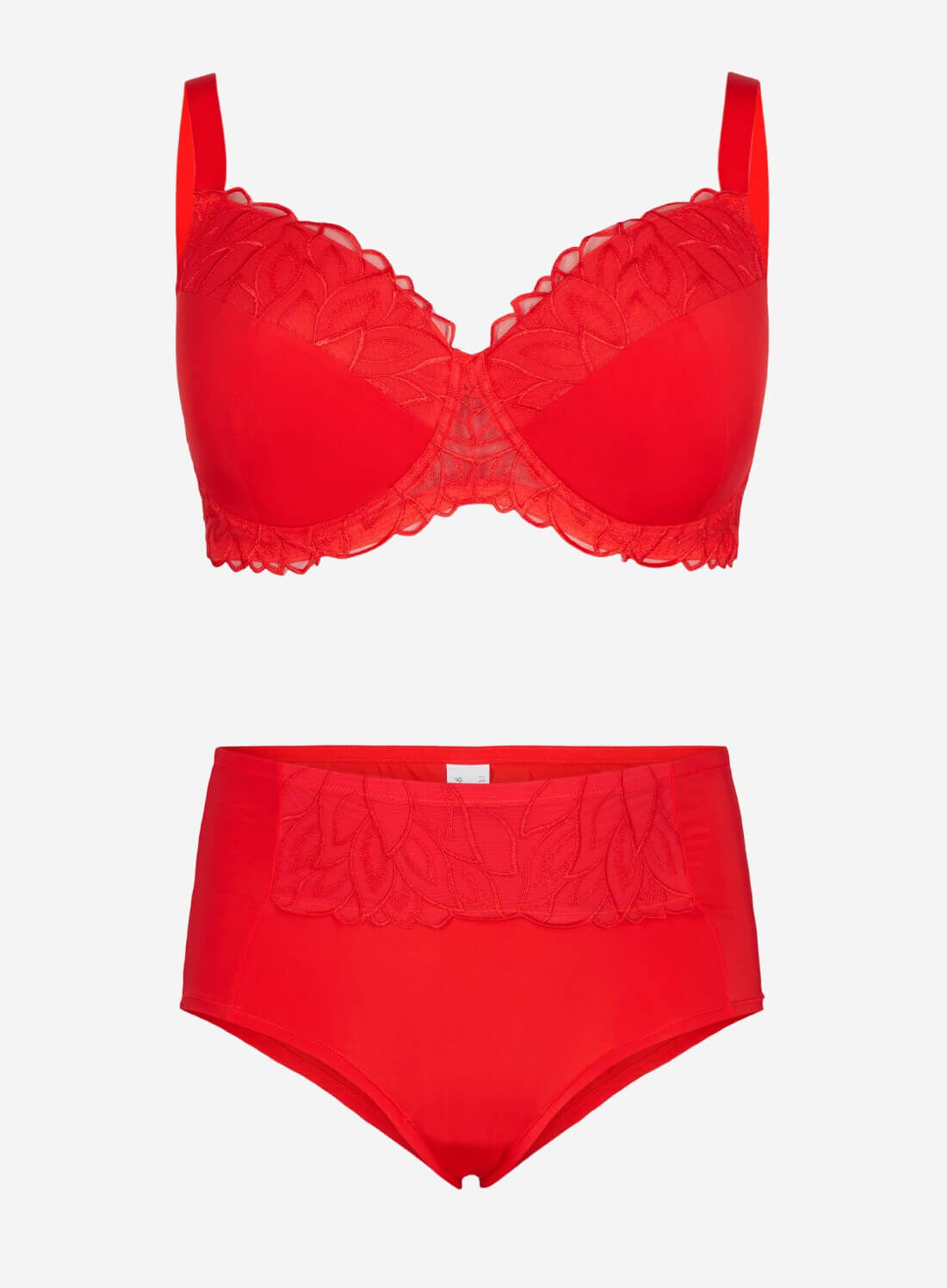 Zizzifashion Red underwear set, , Model