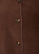 Teddy jacket with a round neck and buttons, Brown, Packshot image number 2