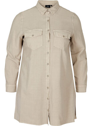 Tunic in cotton, Elephant Skin, Packshot image number 0