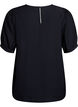 Viscose blouse with 1/2 sleeves, Black, Packshot image number 1