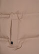 Short puff vest with high collar, Brown, Packshot image number 3