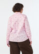 Shirt with embroidered flowers, Pink, Model image number 2