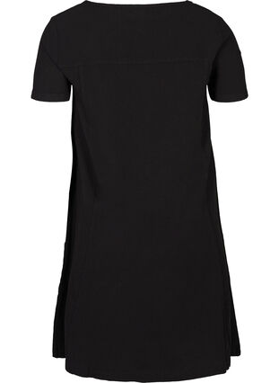 Dress with short sleeves, Black, Packshot image number 1