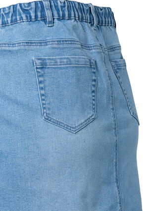 Denim skirt with a-shape, Light blue denim, Packshot image number 2