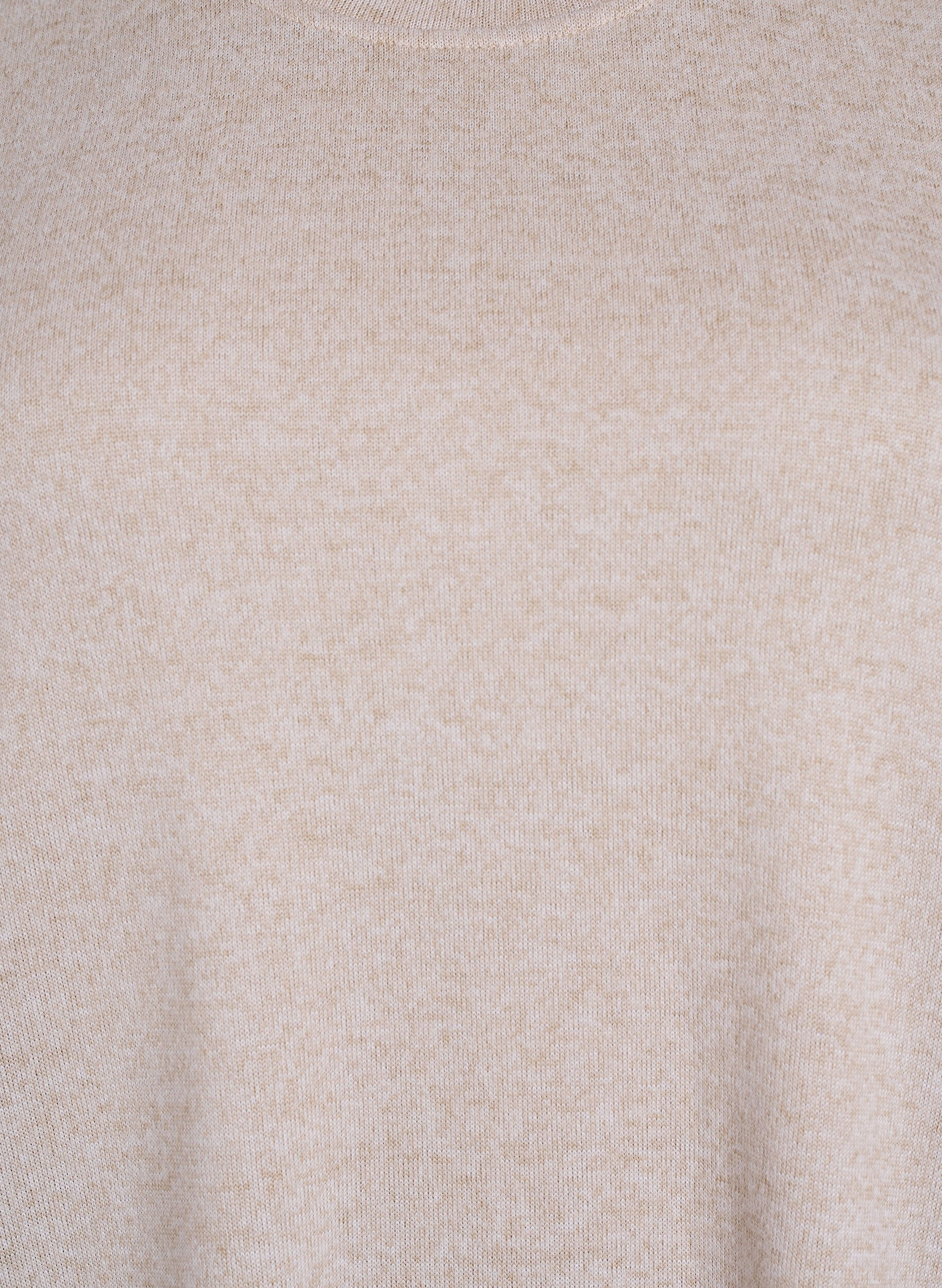 ZizzifashionBlouse with button detail and short puff sleeves, Beige, Packshot image number 2