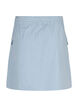 Short cotton skirt with elasticated waistband, Blue, Packshot image number 1