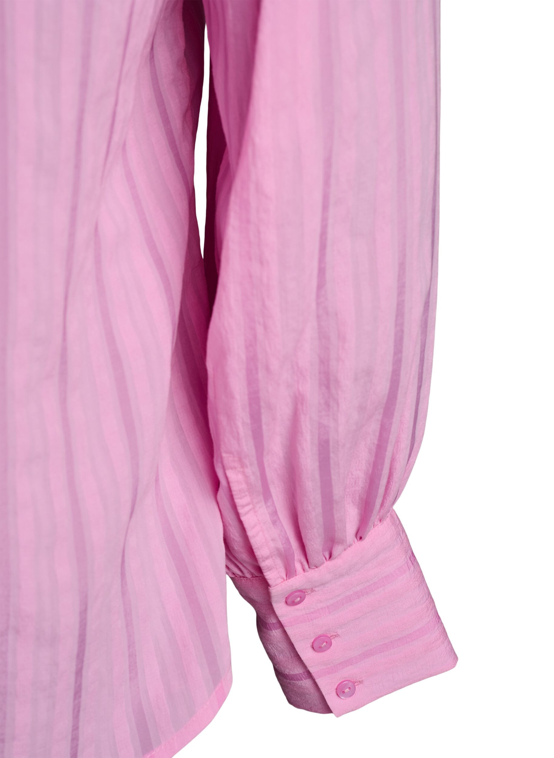 Zizzifashion Blouse with vertical stripes, Pink, Packshot image number 3