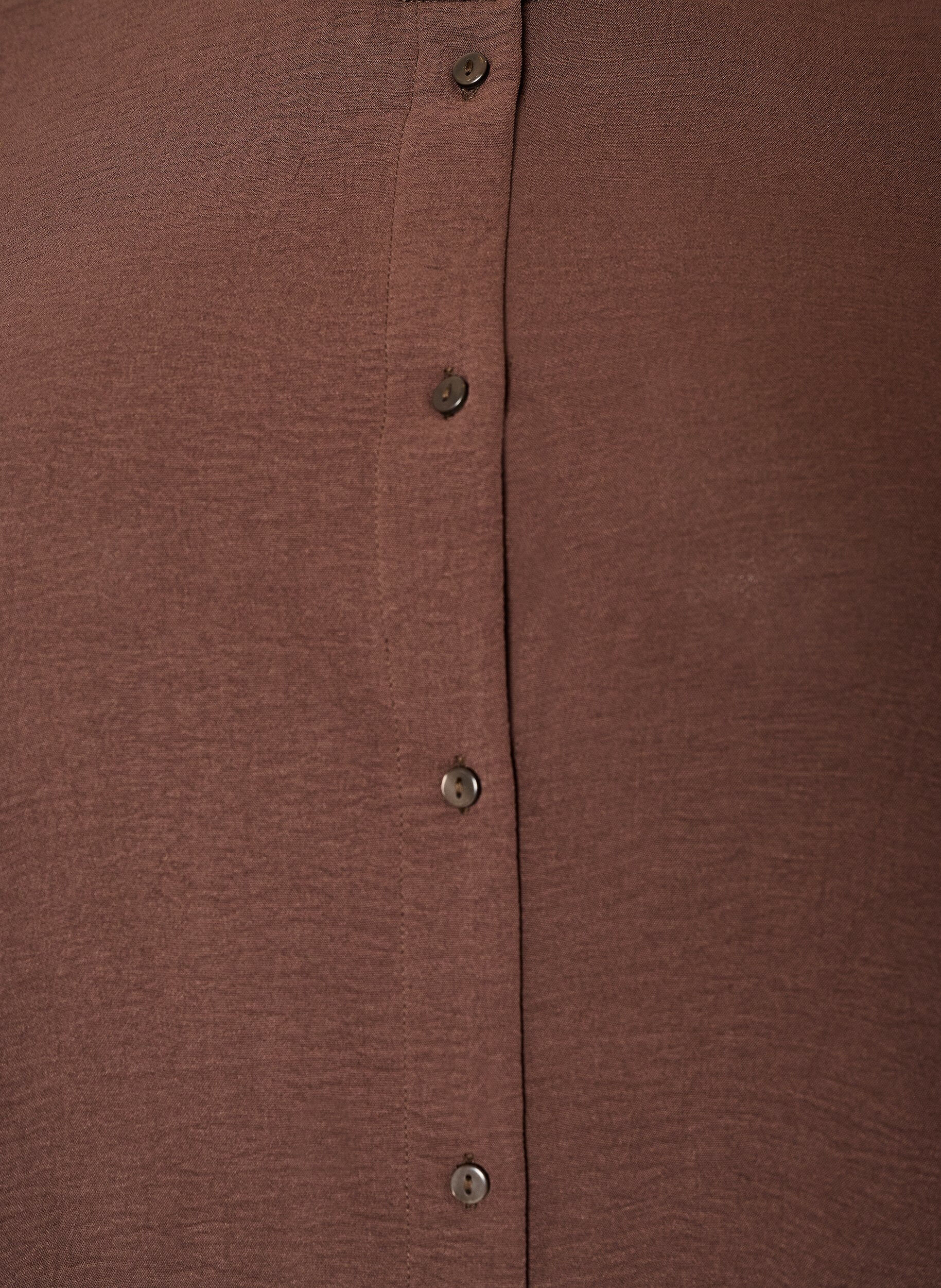 ZizzifashionTunic with 3/4 sleeves, Brown, Packshot image number 2