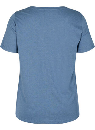 Mottled t-shirt with print and short sleeves, Bering Sea Mel., Packshot image number 1