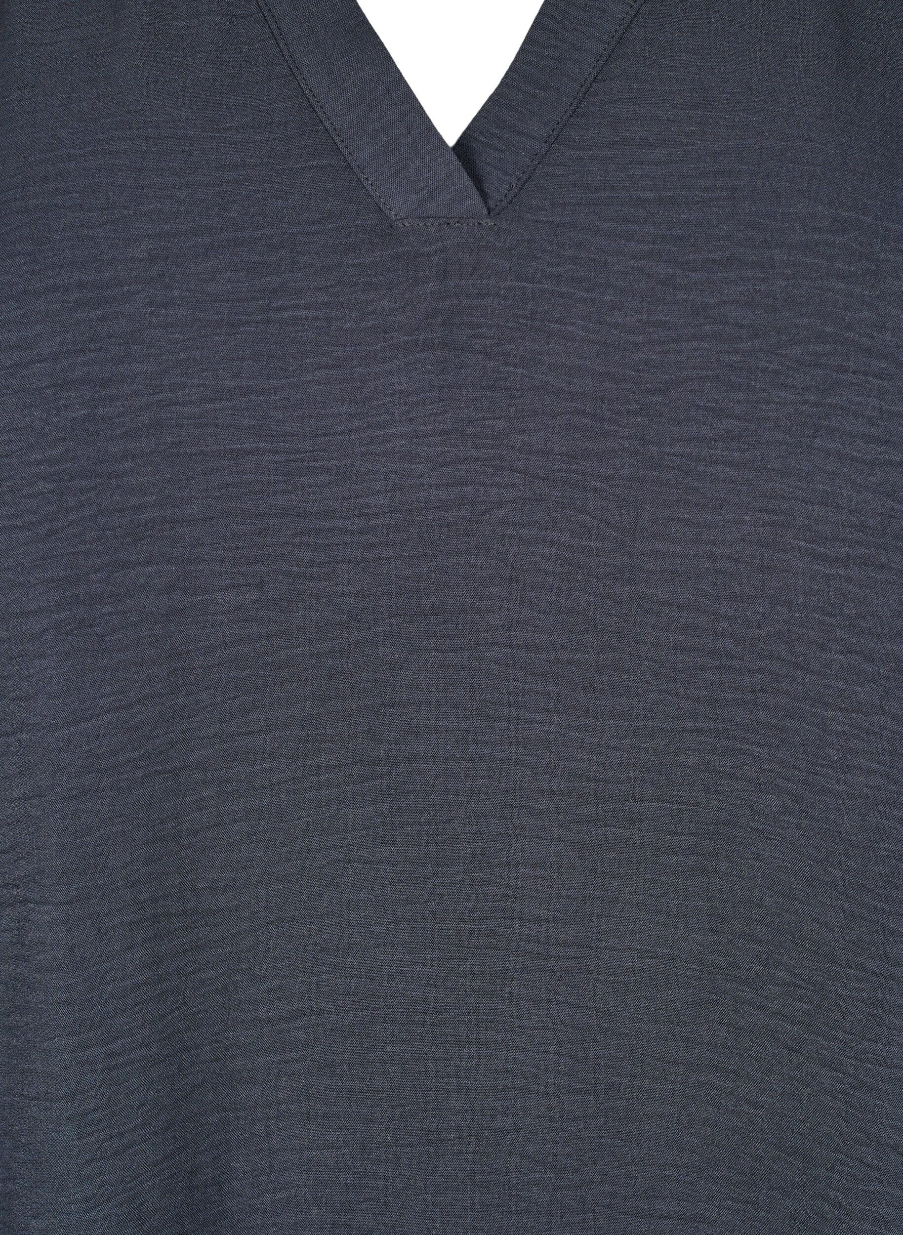 Zizzifashion FLASH - Blouse with 3/4 sleeves, Dark Grey, Packshot image number 2