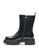 Chelsea boot with a chunky sole and ribbed panels, Black, Packshot image number 3