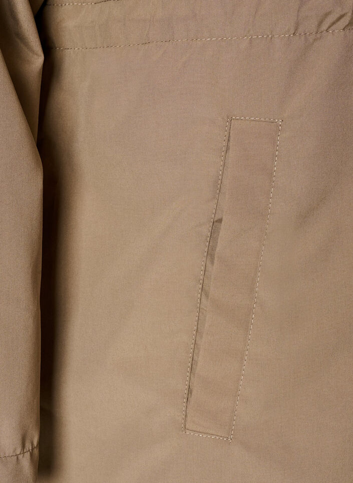 Lightweight parka with a hood, Brown, Packshot image number 3