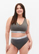 Marled knickers with regular waist, Grey, Model image number 0