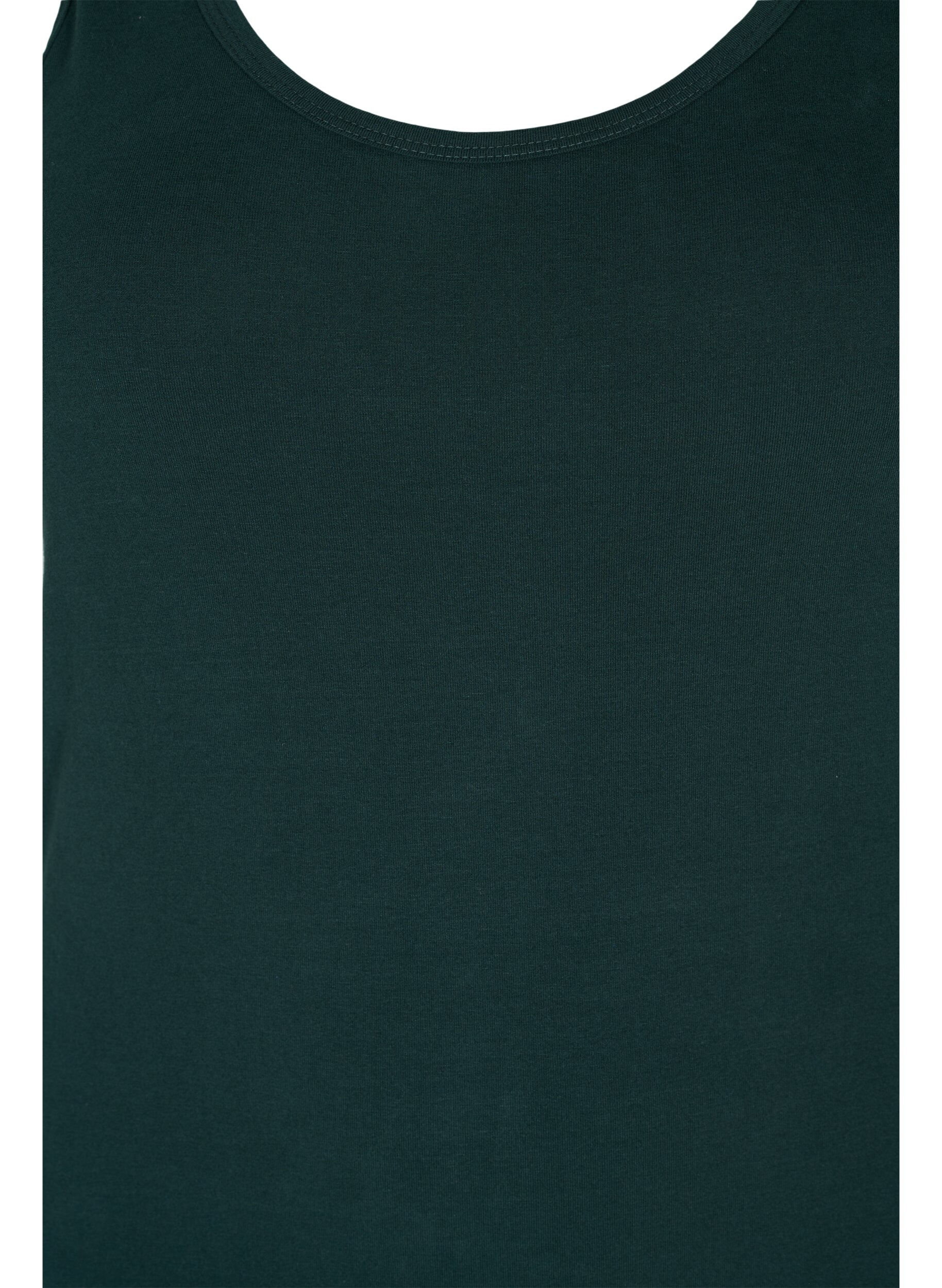 Zizzifashion Cotton basic top, Green, Packshot image number 2
