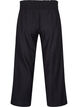 Smock pants with linen, Black, Packshot image number 1