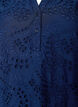 Broderie anglaise dress with ruffle sleeves, Blue, Packshot image number 2