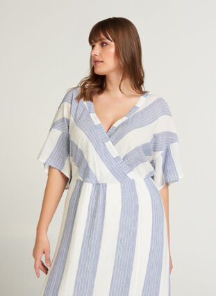 Dress, Snow White w. Blue stripe, Model image number 2
