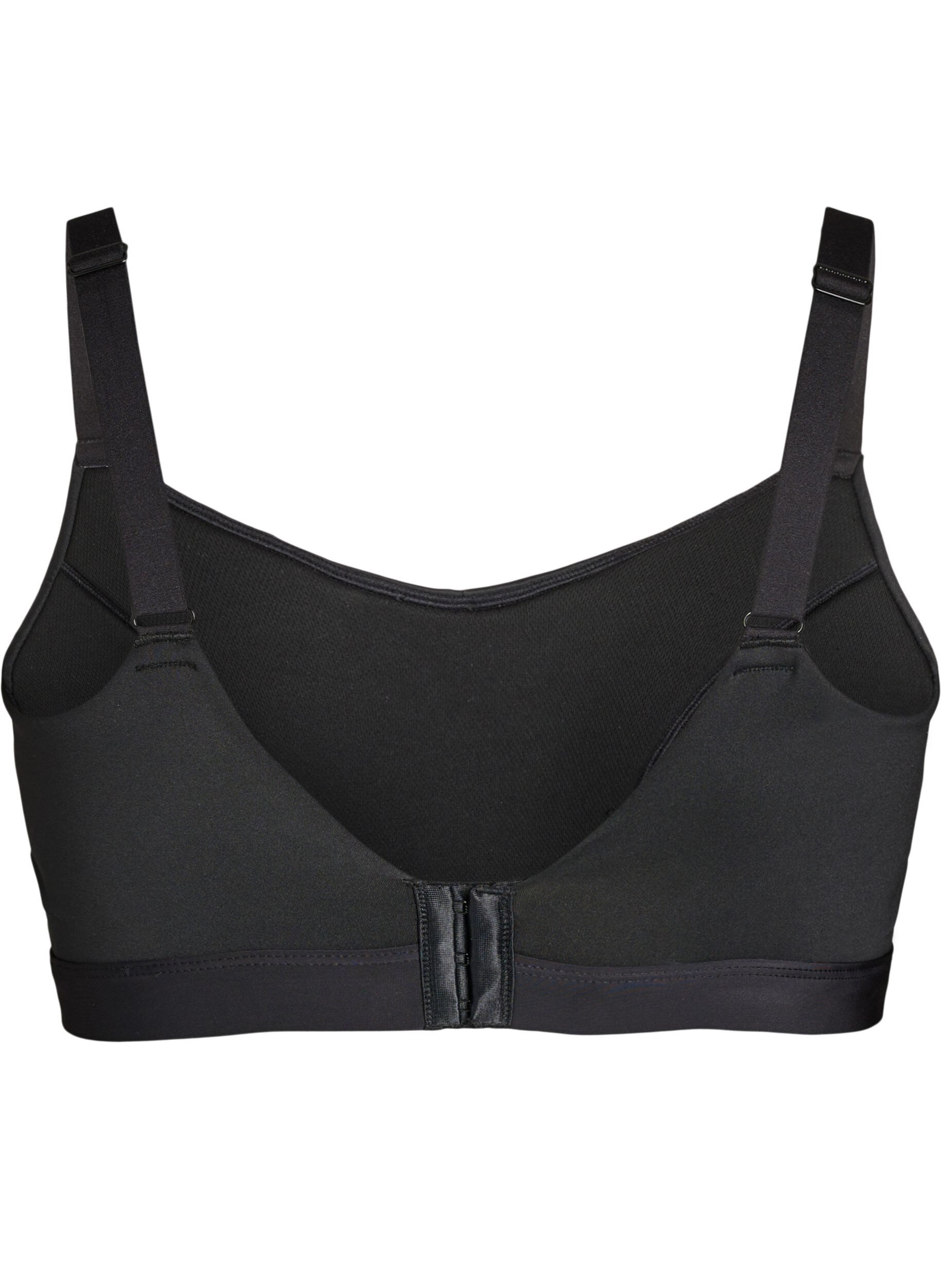 ZizzifashionLightly padded sports bra, Black, Packshot image number 1