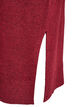 Long-sleeved knit dress with V-neck, Red, Packshot image number 3