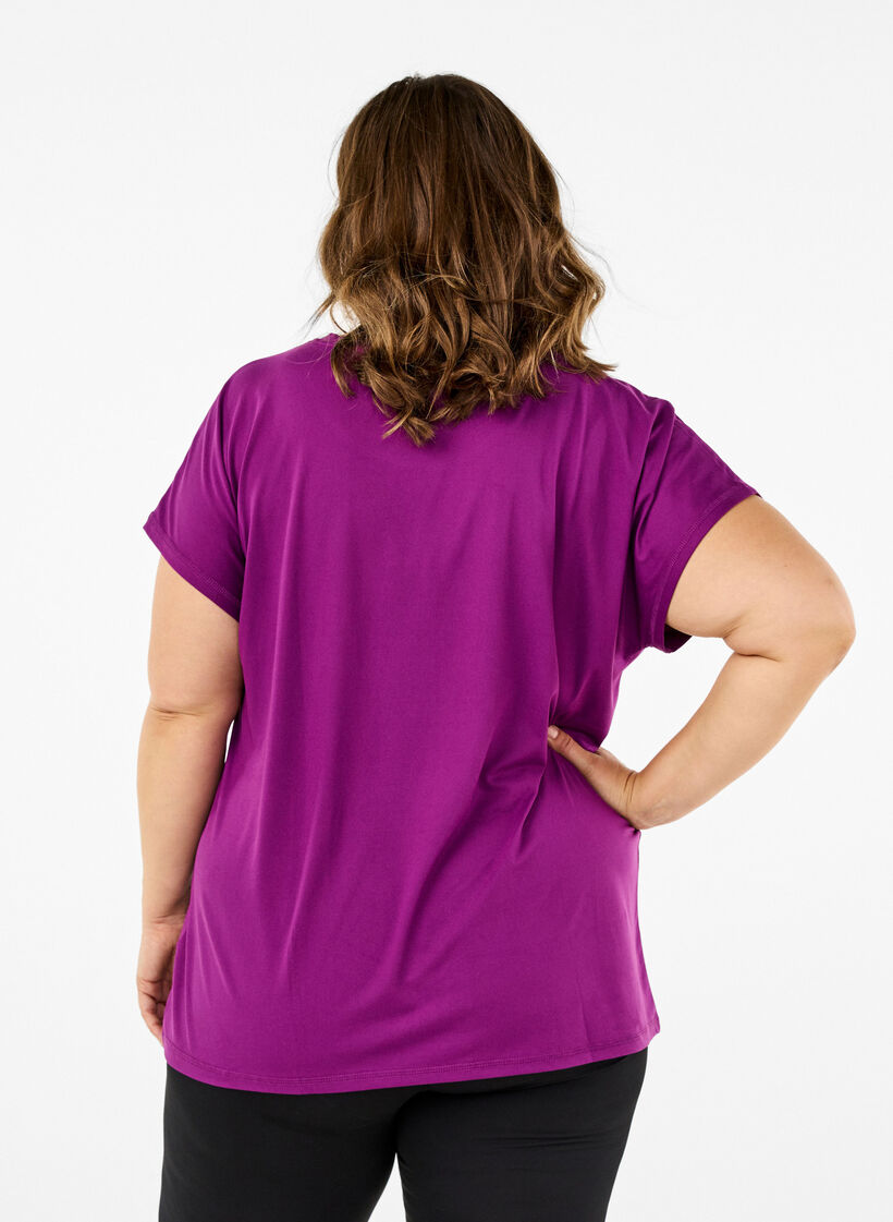 T-shirt, Purple, Model image number 2
