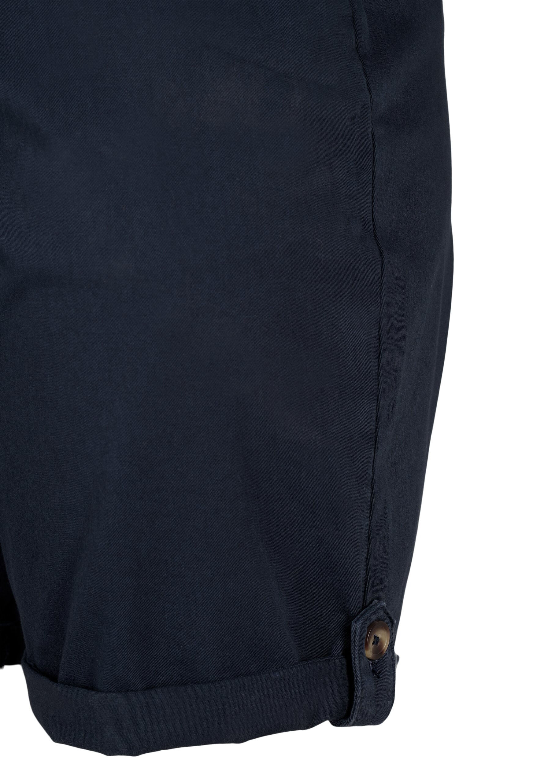 Zizzifashion Chino shorts with pockets, Navy Blazer, Packshot image number 3