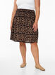 Short skirt with smocked waist, Brown, Model image number 3