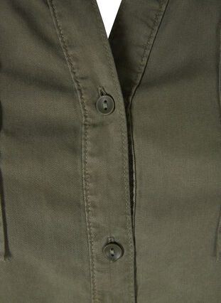 Long-sleeved lyocell shirt, Deep L. Green, Packshot image number 2