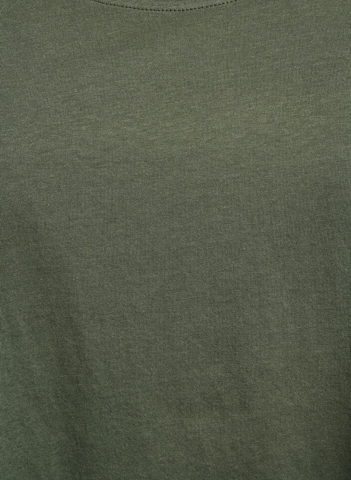 Cotton top with a-shape, Green, Packshot image number 2