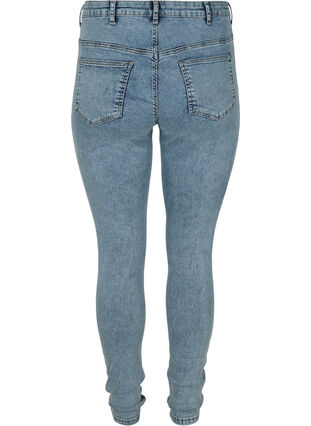 High-waisted Amy jeans with stone wash, Stone Washed, Packshot image number 1