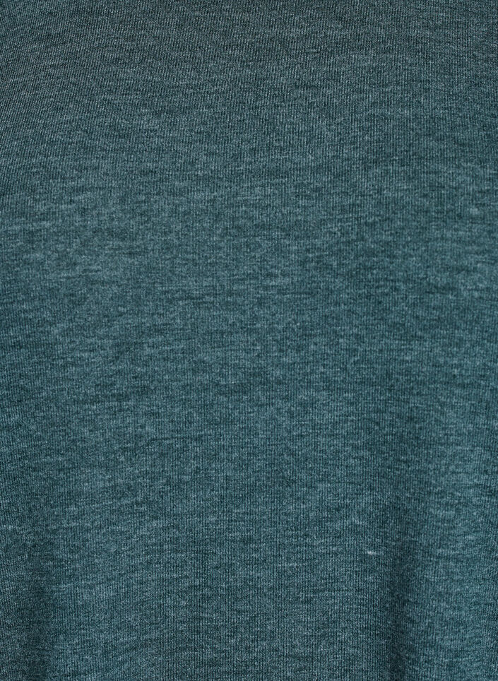 FLASH – Jersey blouse with 3/4 sleeves, Green, Packshot image number 2