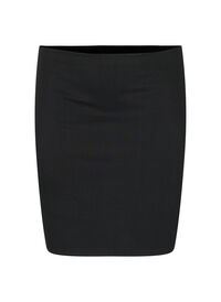 Tight-fitting viscose skirt with slit