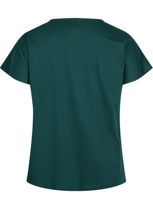 Organic cotton t-shirt with rounded neckline, Ponderosa Pine, Packshot image number 1