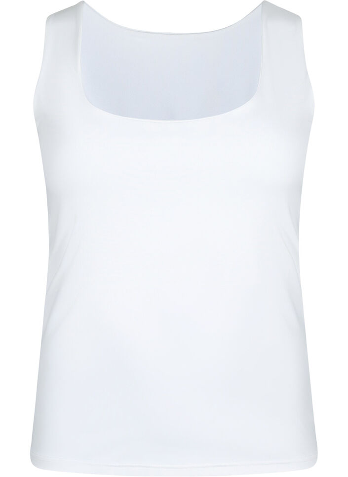 Stretchy reversible top, Bright White, Packshot image number 0