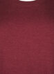 Knitted blouse with a round neck, Red, Packshot image number 2