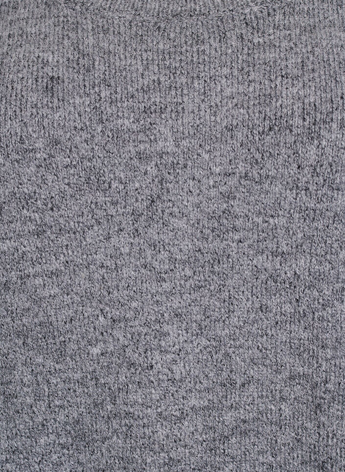 Soft knit with a round neck, Grey, Packshot image number 2
