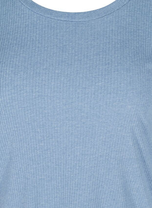 Short-sleeved t-shirt in ribbed fabric, Infinity , Packshot image number 2