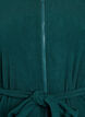 Morning robe with zipper and hood, Green, Packshot image number 2