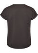 T-shirt with decorative front print, Dark Grey, Packshot image number 1