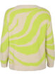 Soft knitted blouse with pattern, Tender Shoots Comb, Packshot image number 1