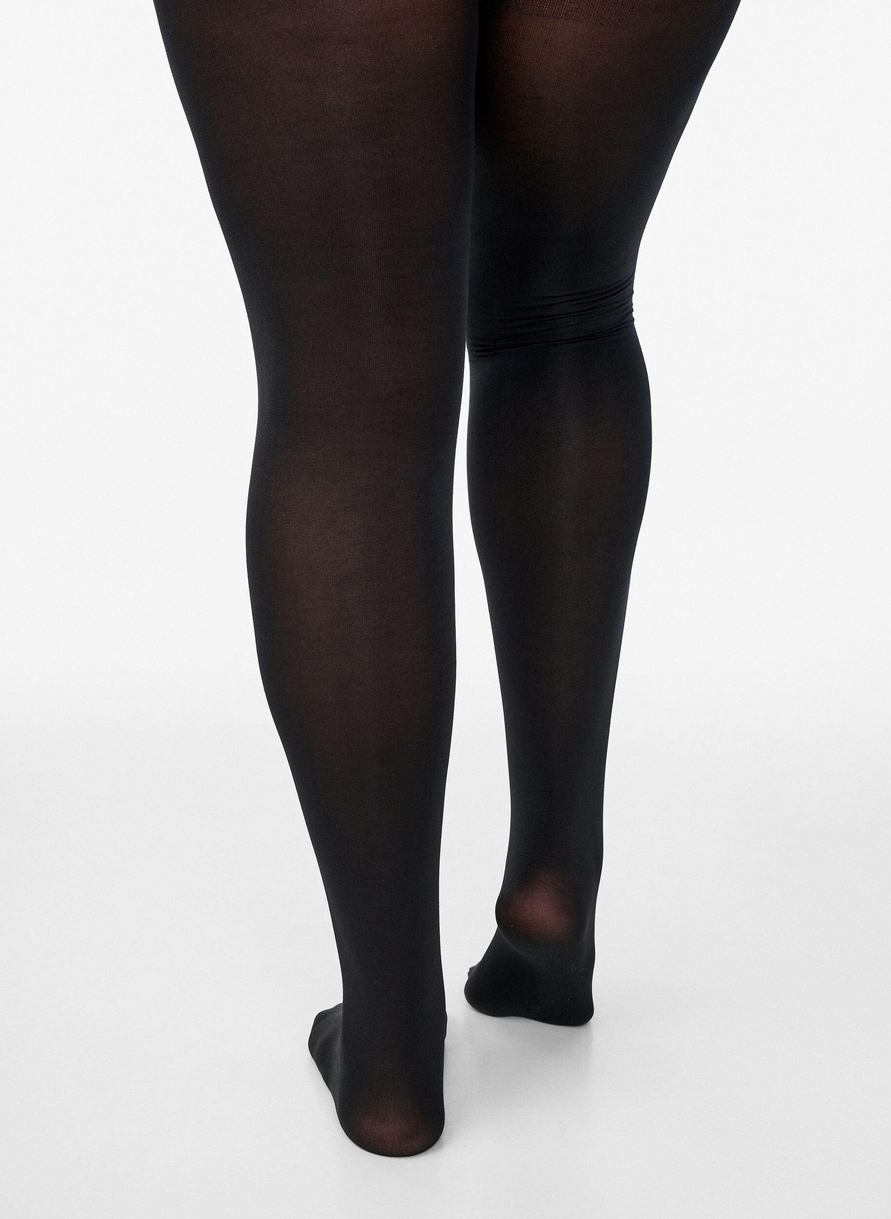 Zizzifashion2-pack tights in 100 denier, Black, Packshot image number 2