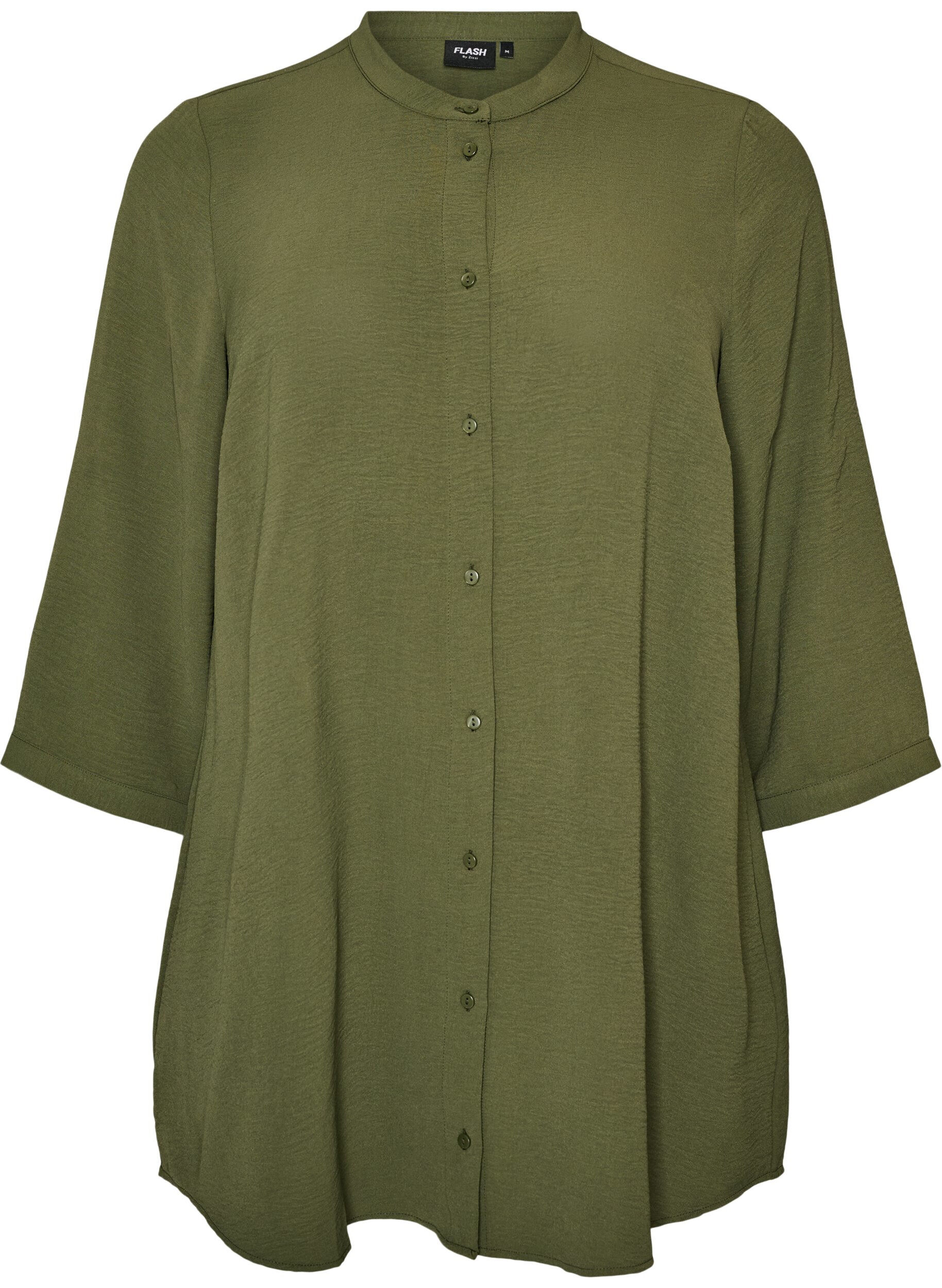 ZizzifashionTunic with 3/4 sleeves, Green, Packshot image number 0