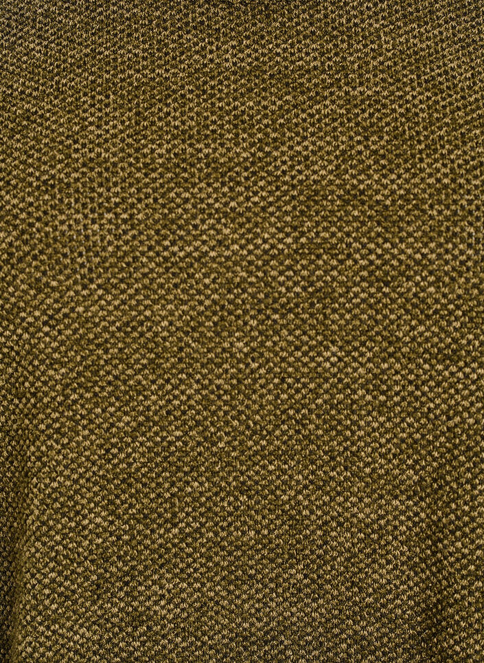 Long-sleeved blouse with texture, Green, Packshot image number 2