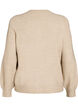 Cardigan in soft knit with gold-coloured buttons, Beige, Packshot image number 1
