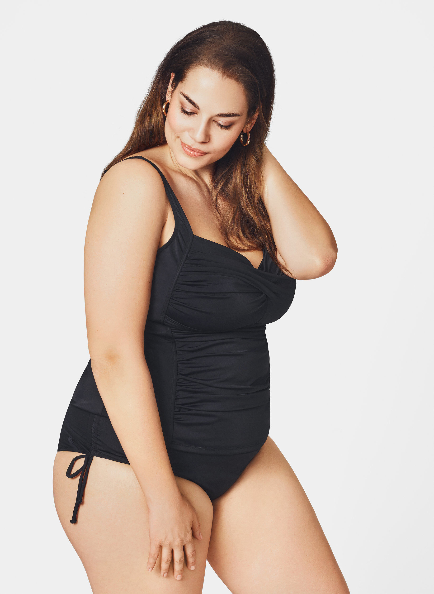 Zizzifashion Tankini, Black, Model image number 0